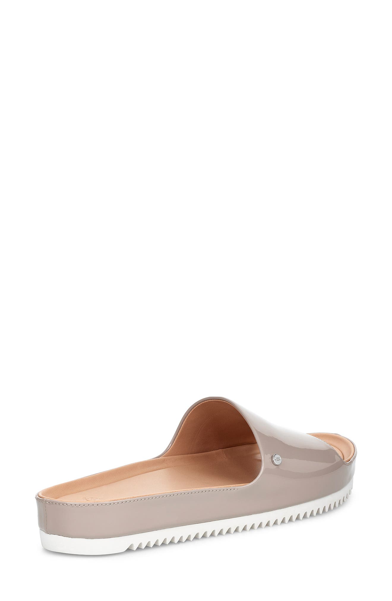 Jane Platform Slide Sandal, Alternate, color, OYSTER LEATHER