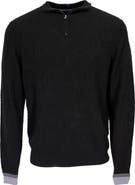 Lords of Harlech Quinn Quarter Zip Merino Wool Sweater