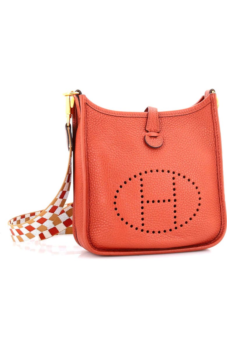 Pre-Owned Hermes Evelyne Bag Gen III Clemence TPM, Alternate, color, Cuivre
