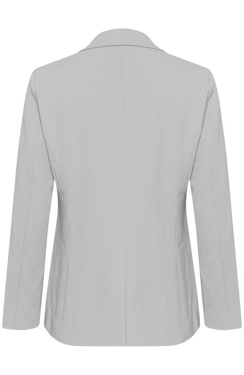 Kaffe Sakura Single Breasted Blazer, Alternate, color, Grey Melange