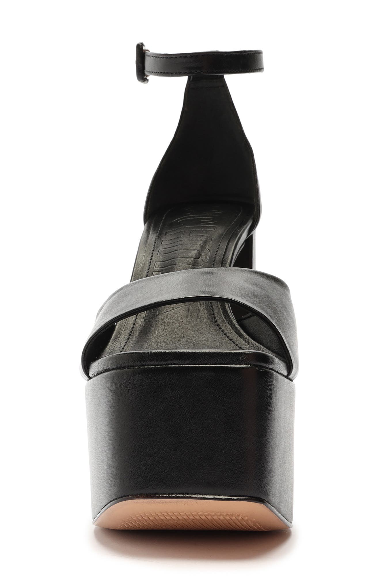 Schutz Lenne Ankle Strap Platform Sandal, Alternate, color, 