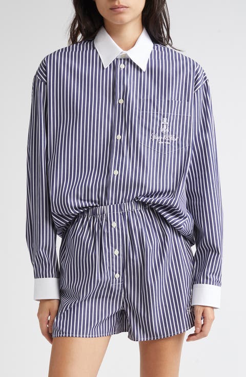 SPORTY&RICH ストライプ シャツ Shirts Men – Sporty & Rich