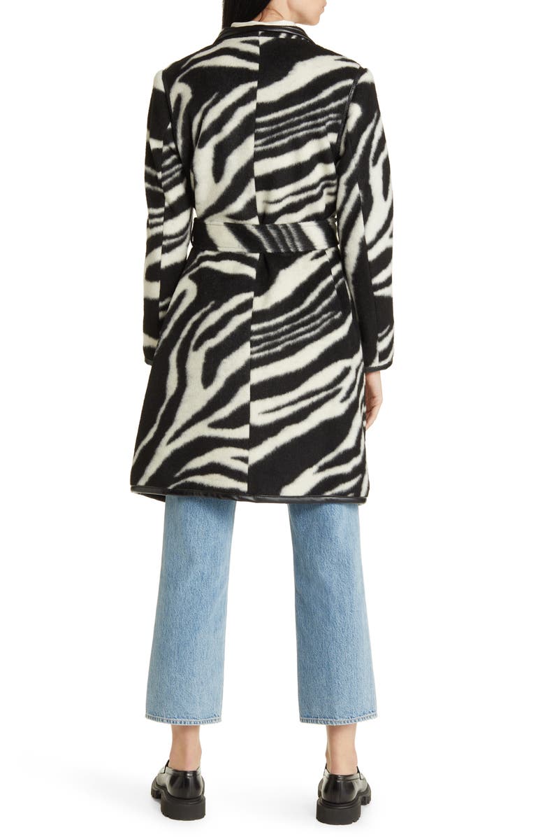 Via Spiga Belted Wrap Coat, Alternate, color, 