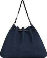 Rebecca Minkoff Chevron Stitch Slouchy Leather Tote