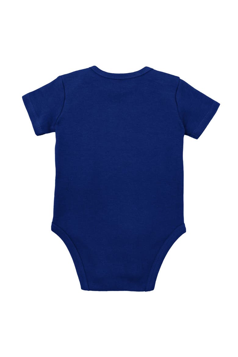 Infant Mitchell & Ness Royal/Orange Florida Gators 3-Pack Bodysuit, Bib and Bootie Set, Alternate, color, Royal