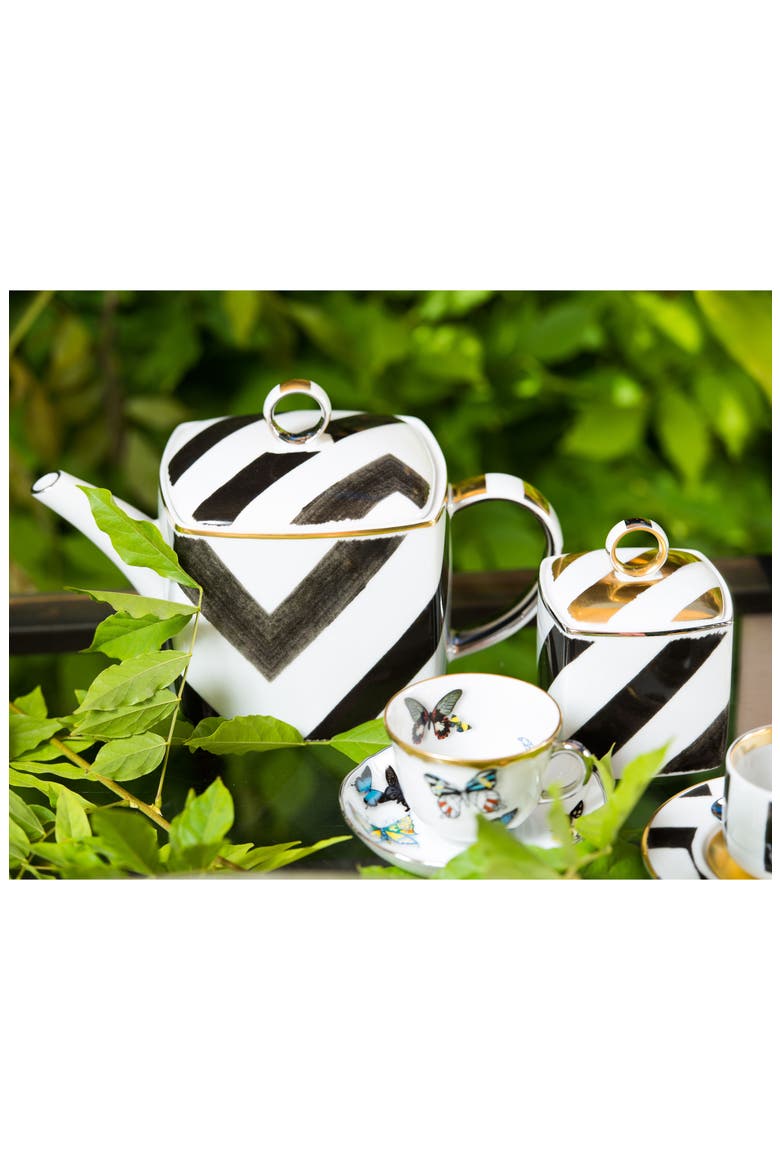 Sol y Samba Sugar Bowl, Alternate, color, WHITE