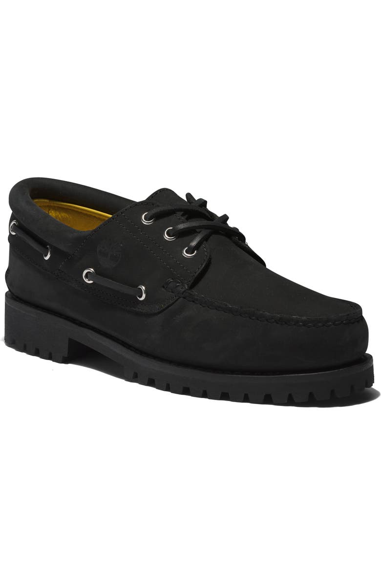 Timberland 3-Eye Lug Hand Sewn Boat Shoe, Main, color,