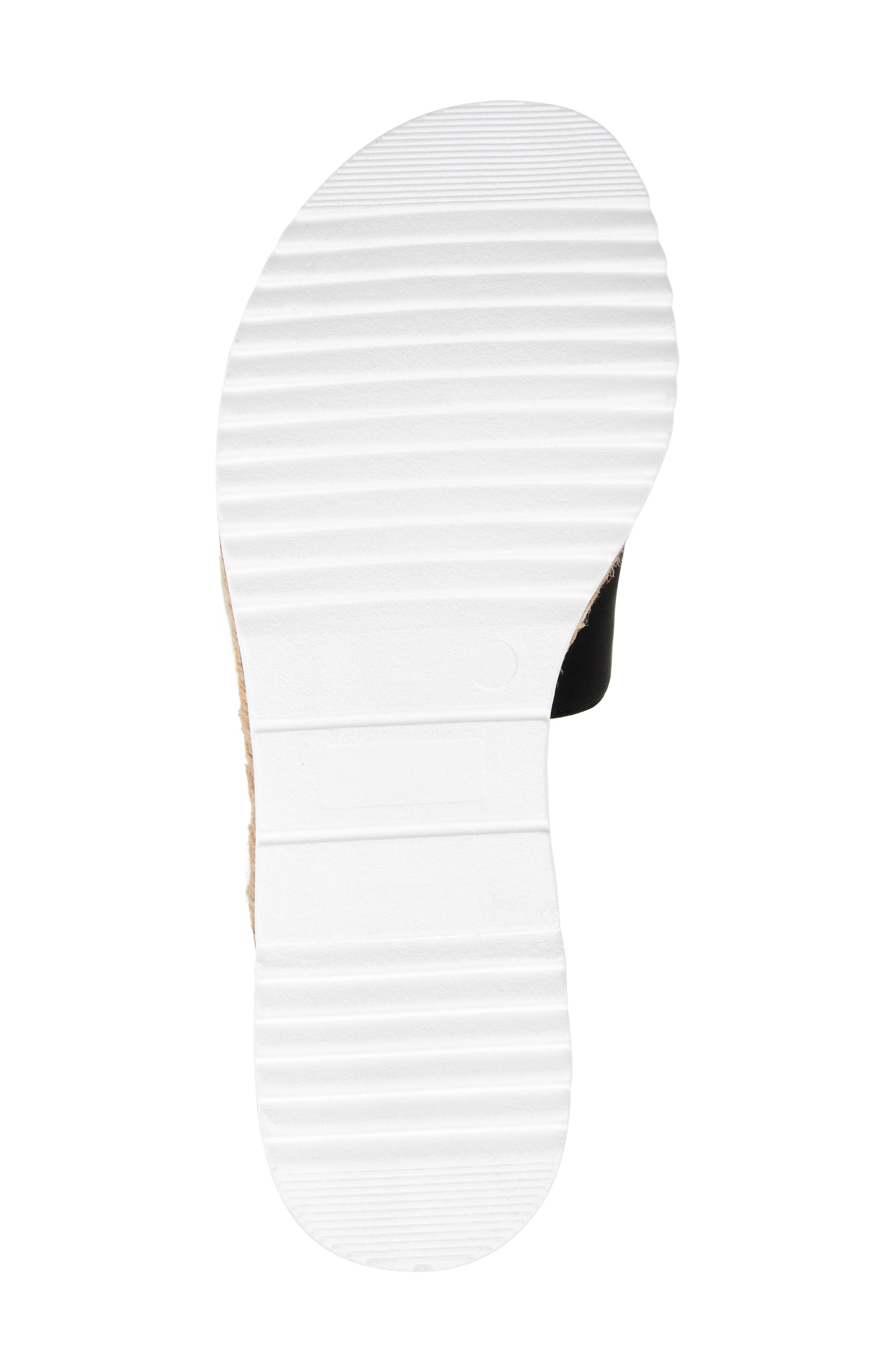 Journee Collection Rosey Wedge Sandal, Alternate, color, Black