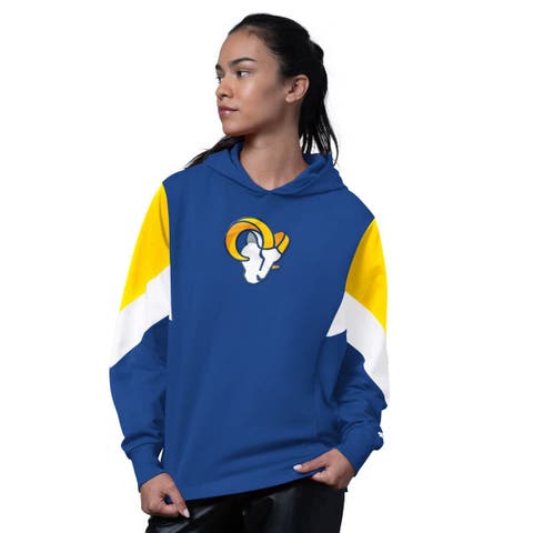 Women
s Starter Royal Los Angeles Rams Scrimmage Hoodie