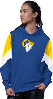 STARTER Women's Starter Royal Los Angeles Rams Scrimmage Hoodie