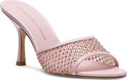 Stuart Weitzman Bareitall Shine Mesh Sandal
