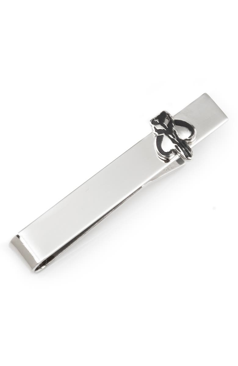 Cufflinks, Inc. Star Wars<sup>™</sup> - Mandalorian Tie Bar, Main, color, Silver