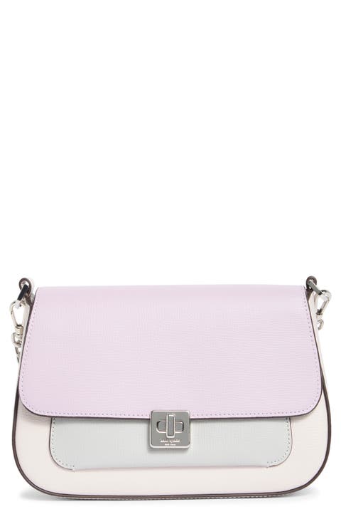 phoebe colorblock leather crossbody bag
