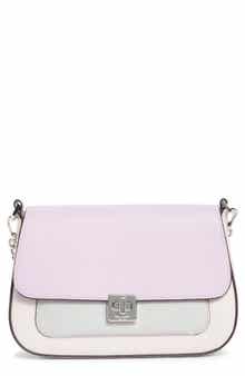 phoebe colorblock leather crossbody bag