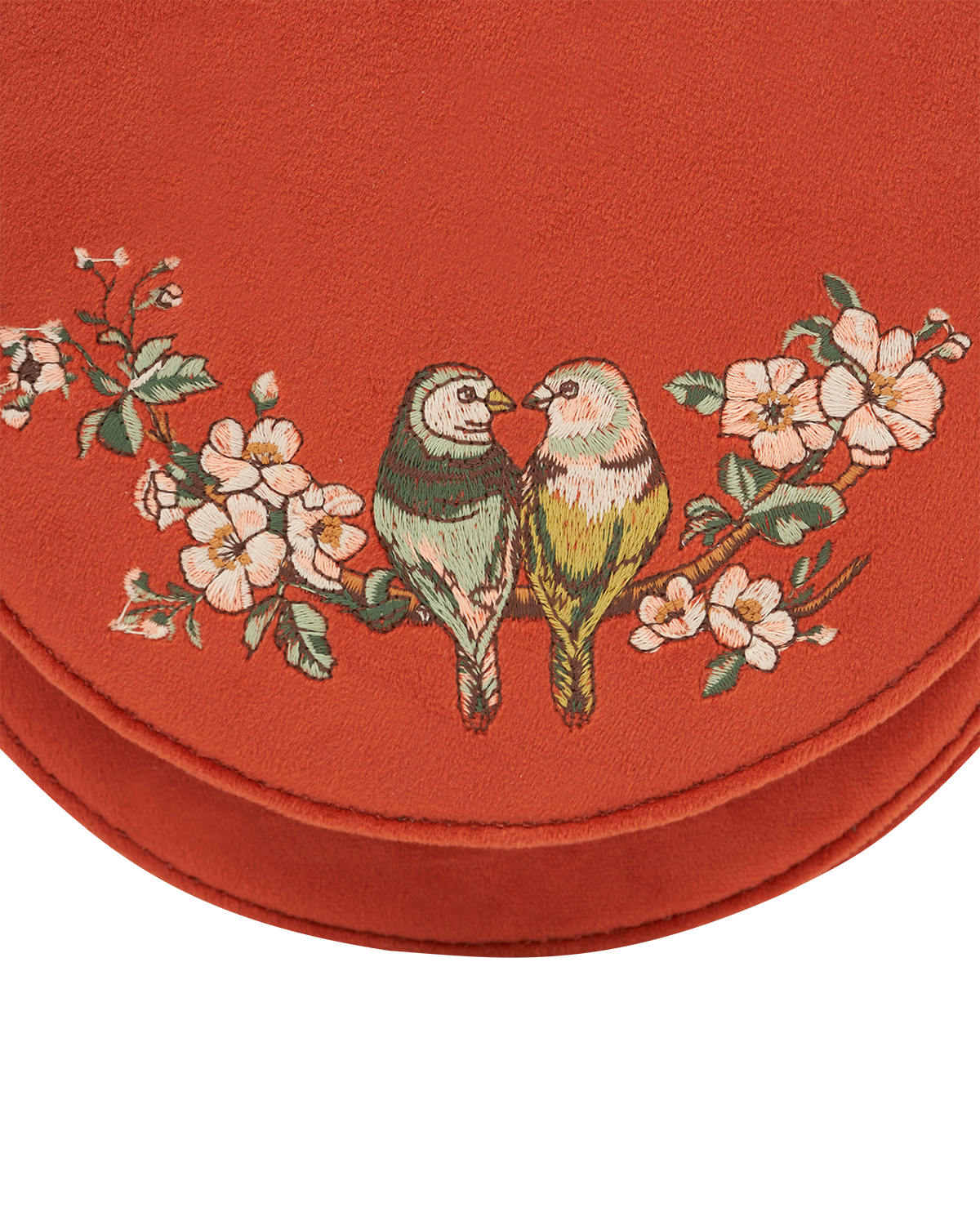 Fable England Lovebirds Saddle Bag, Alternate, color, Rust Red