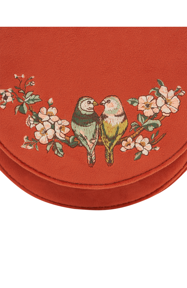 Fable England Lovebirds Saddle Bag, Alternate, color, Rust Red