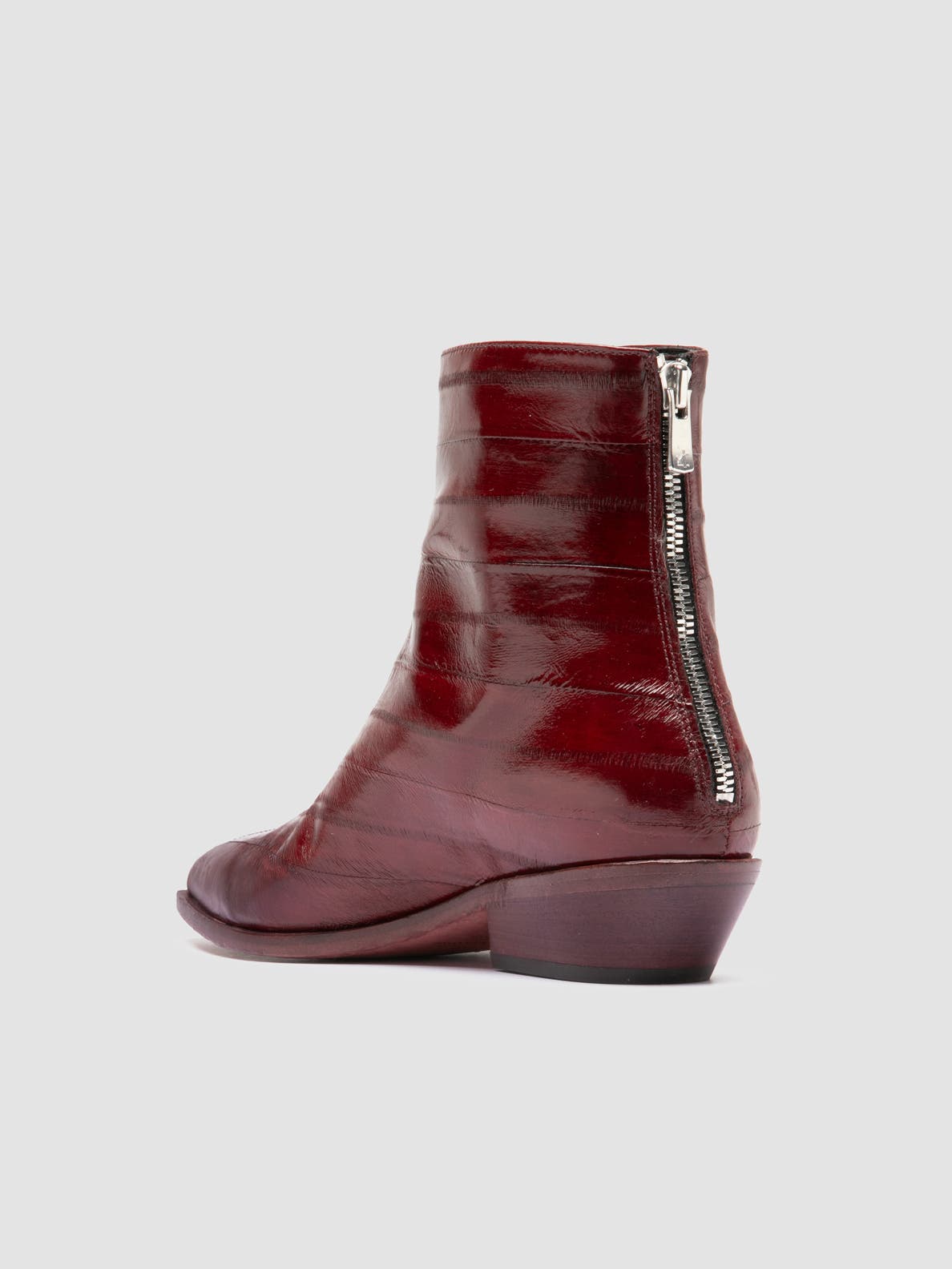 Noelie DD 109 Leather Ankle Boots, Alternate, color, Burgundy