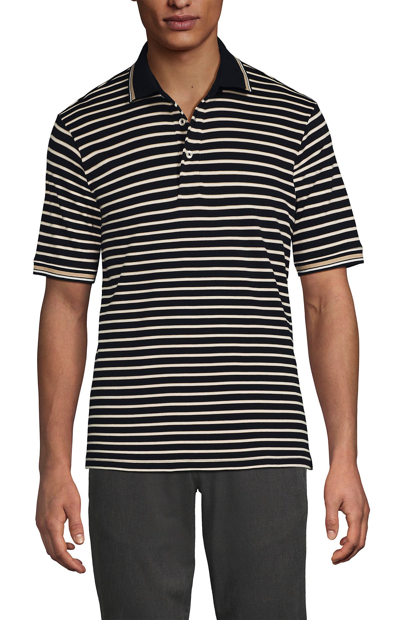 Short Sleeve Cotton Supima Polo Shirt - image 5