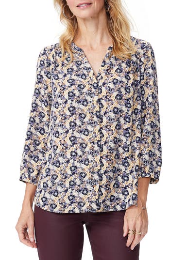 Nydj Pintuck Blouse