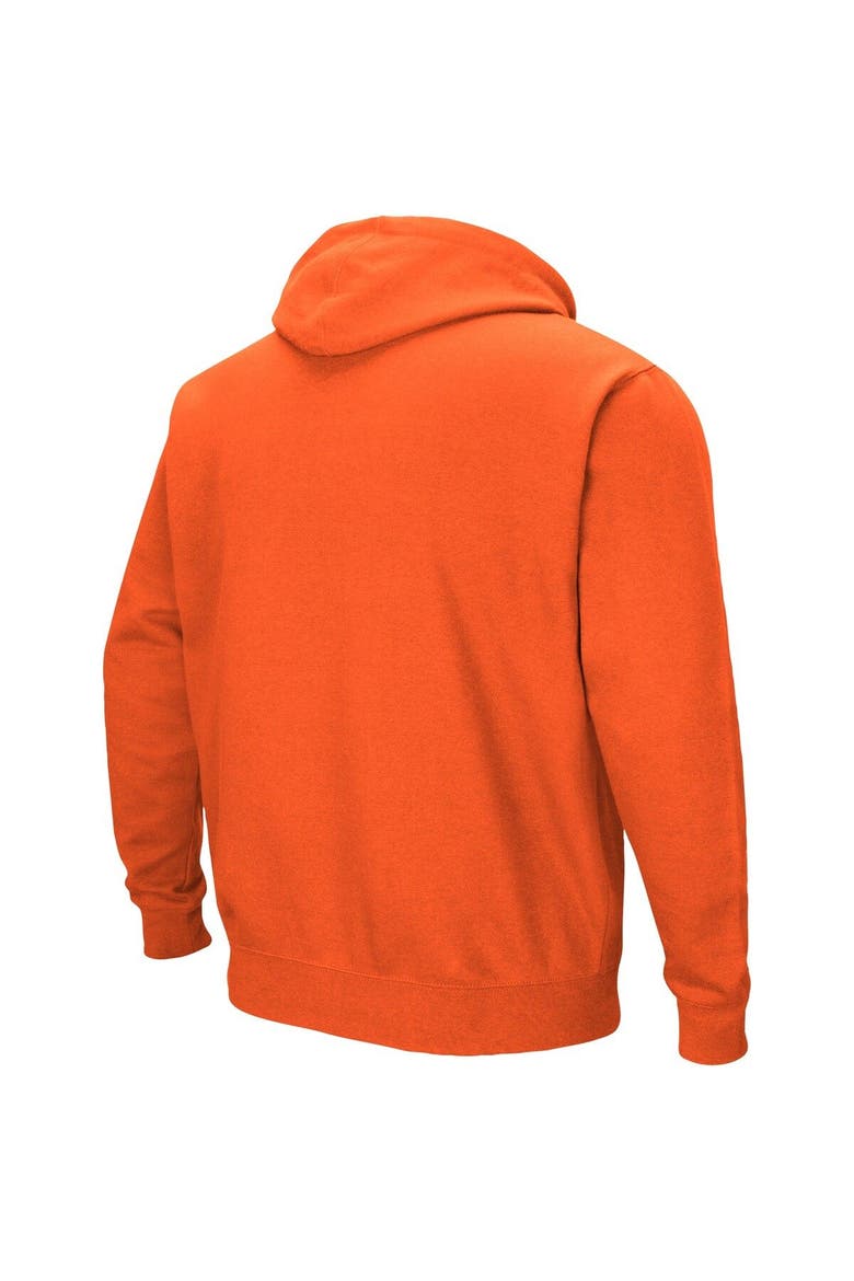 Men's Colosseum Orange Mercer Bears Isle Pullover Hoodie, Alternate, color, Orange
