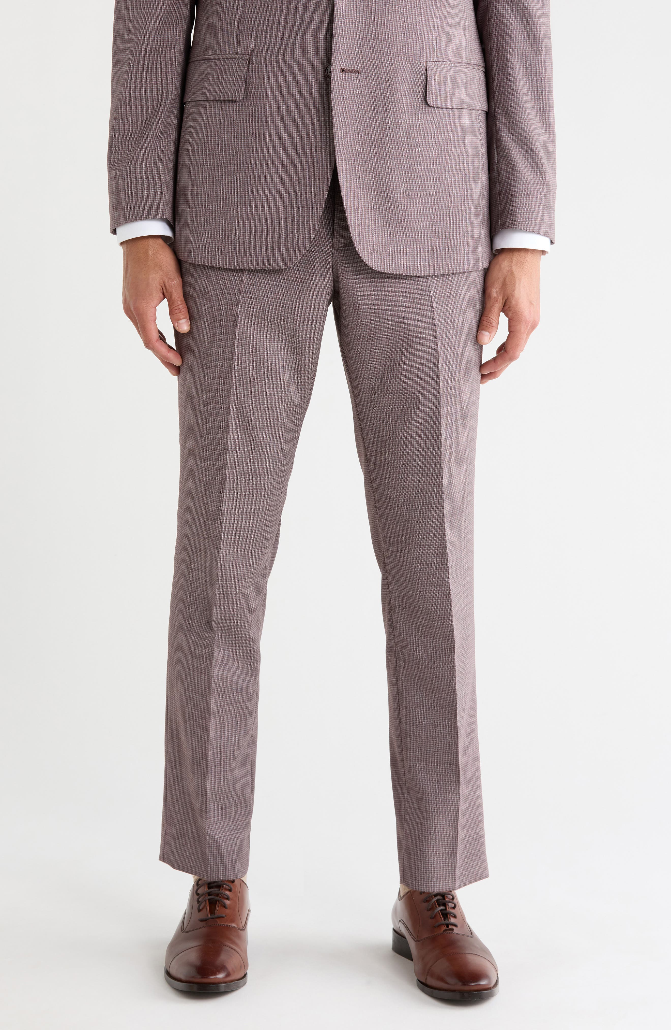 Original Penguin Houndstooth Wool Blend Pants