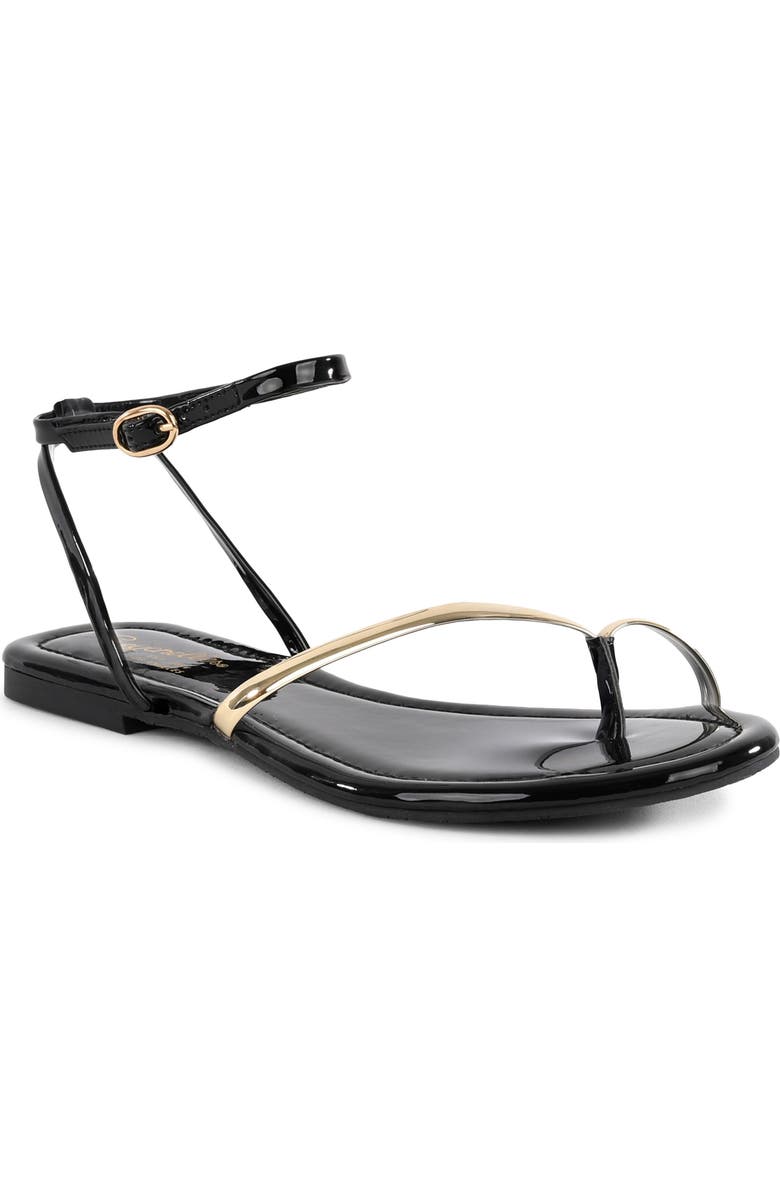 Seychelles A Little Extra Ankle Strap Sandal, Main, color, Black