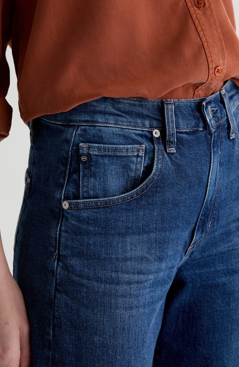 AG Hattie High Waist Ankle Barrel Jeans, Alternate, color,