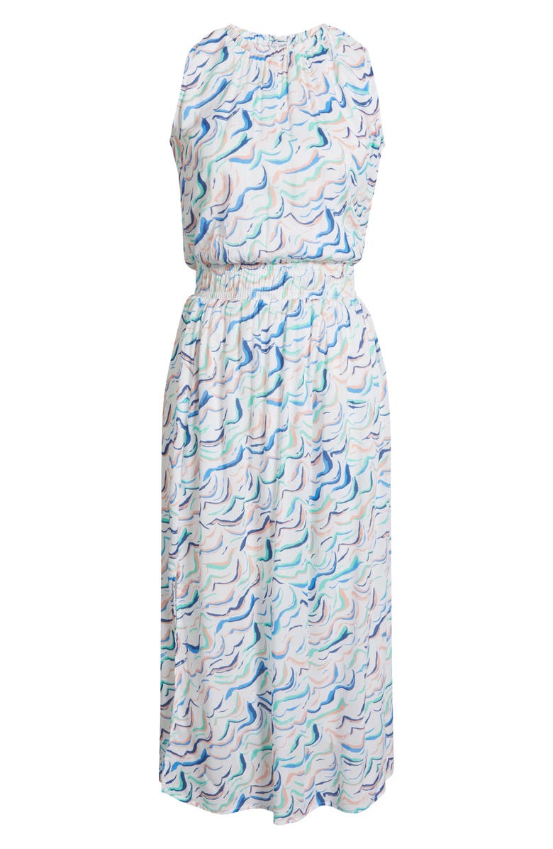 Hatley Wavy Stripes Sleeveless Maxi Dress, Alternate, color, 