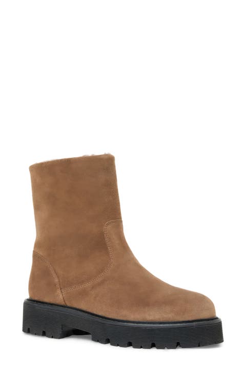 Eloise Genuine Shearling Lined Weatherproof Bootie