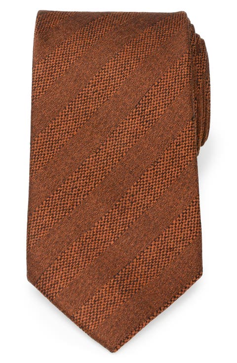 Stripe Linen Tie