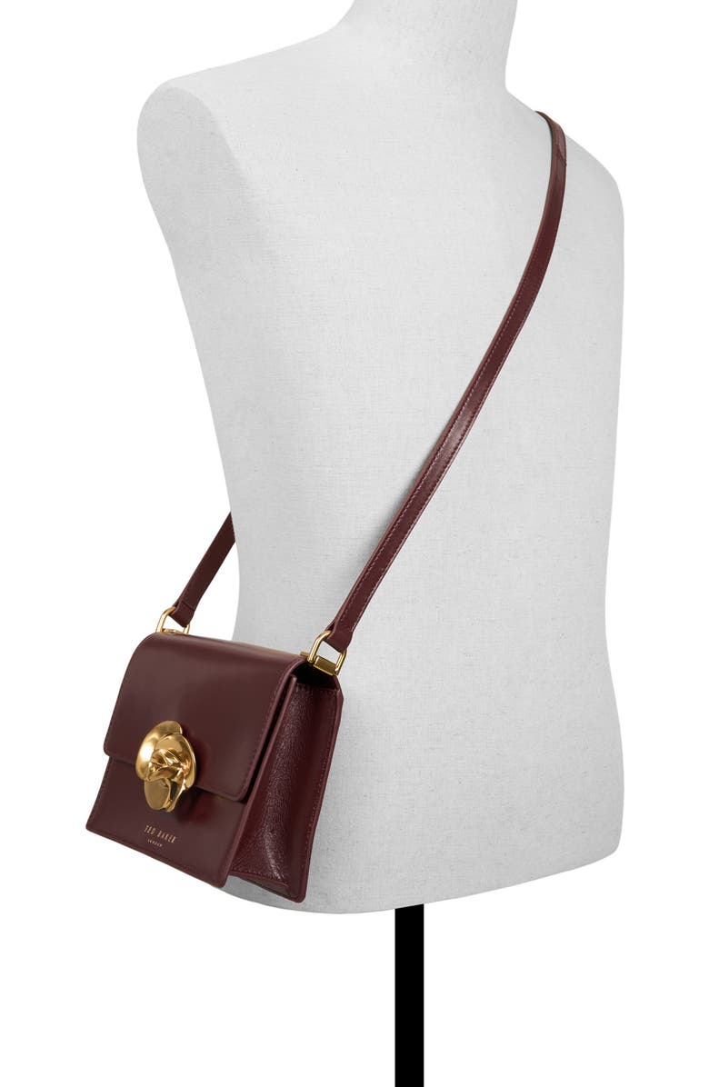 Ted Baker London Rosalie Leather Crossbody Bag, Alternate, color,