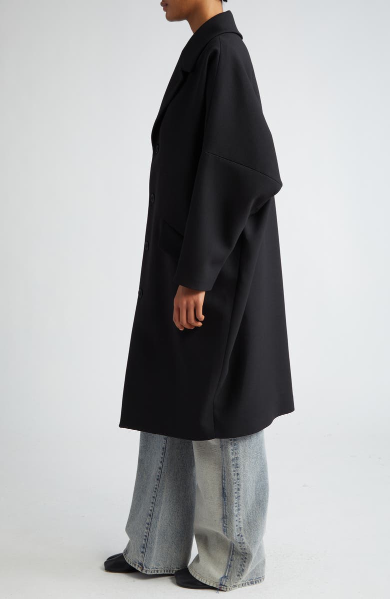 MM6 Maison Margiela Oversize Stretch Gabardine Coat, Alternate, color,