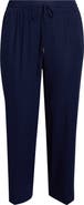Jones New York Tie Waist Linen Blend Pants