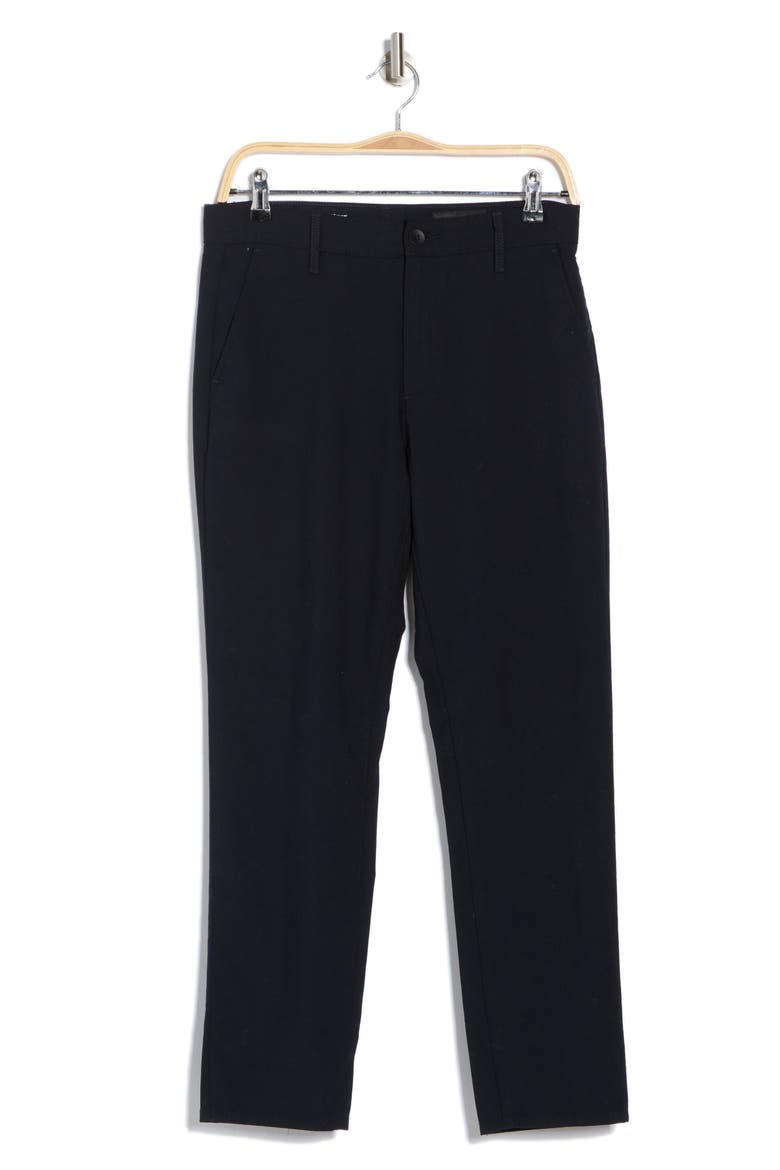 Caden High Waist Stretch Crop Slim Straight Leg Pants, Alternate, color, NAVY
