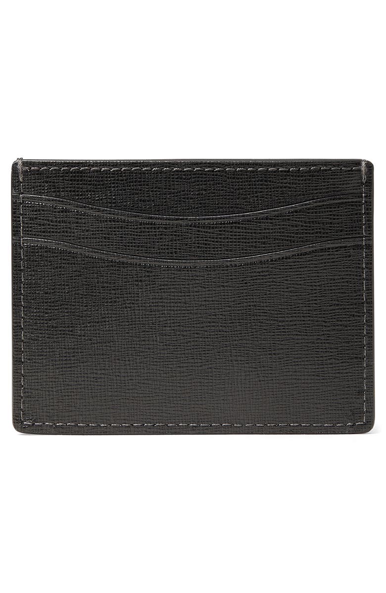 Kate Spade New York morgan embellished bow saffiano leather card case, Alternate, color,