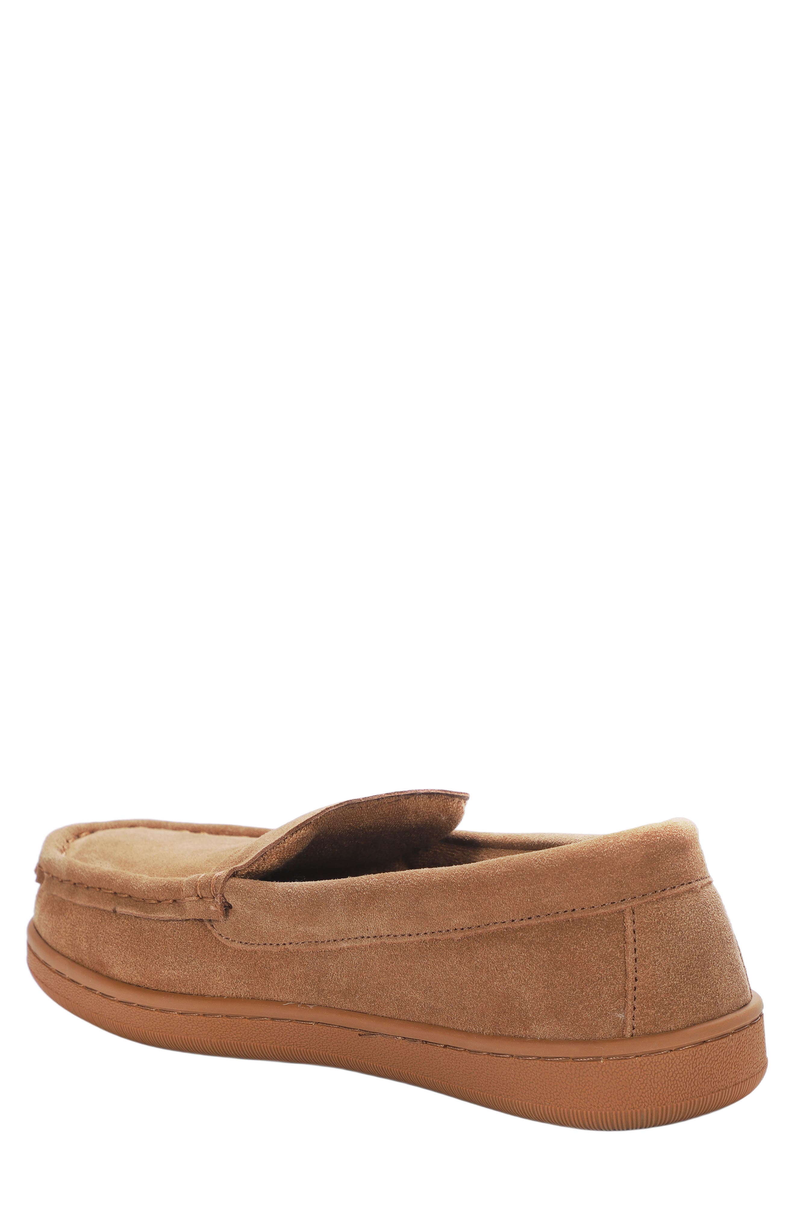 Mykos Brett Moc Slipper, Alternate, color, Chestnut