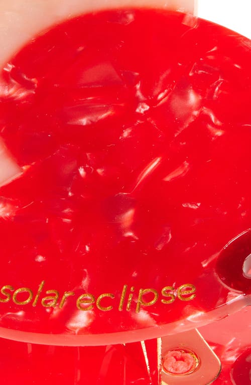 Solar Eclipse Love Hearts Claw Clip In Pink