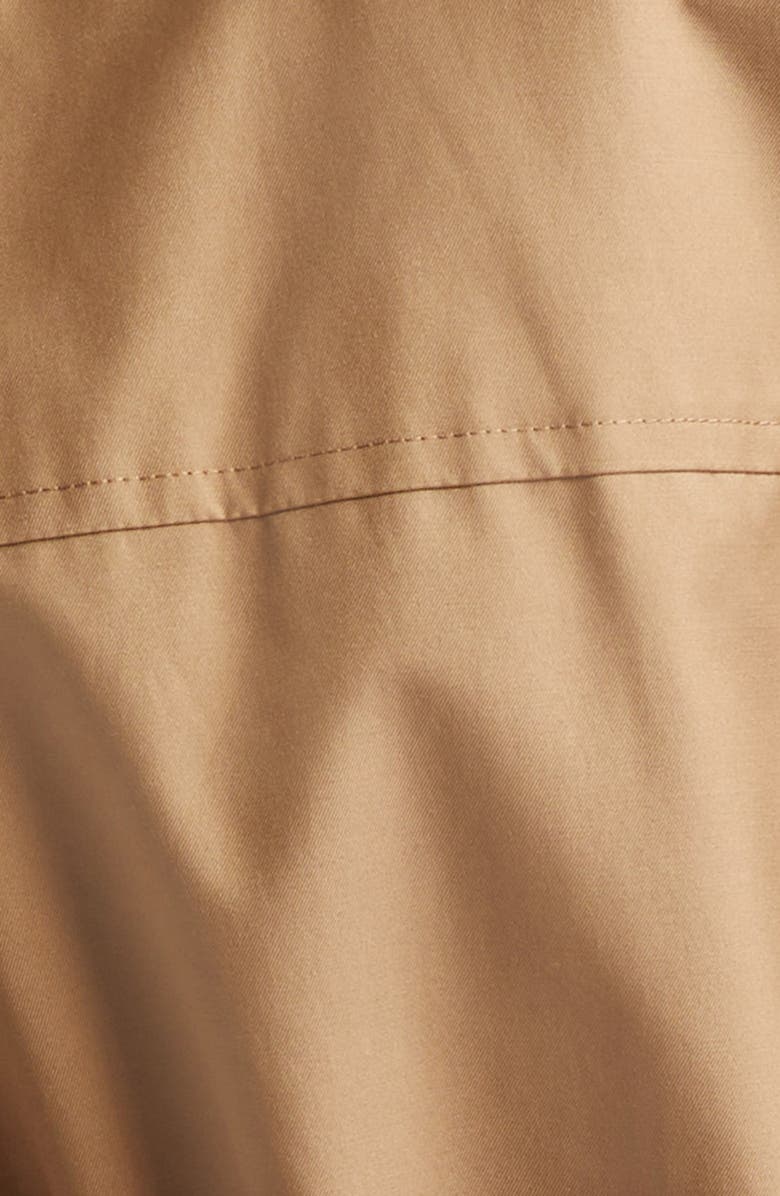 Max Mara Giulia Water Repellent Twill Belted Jacket, Alternate, color, Camel