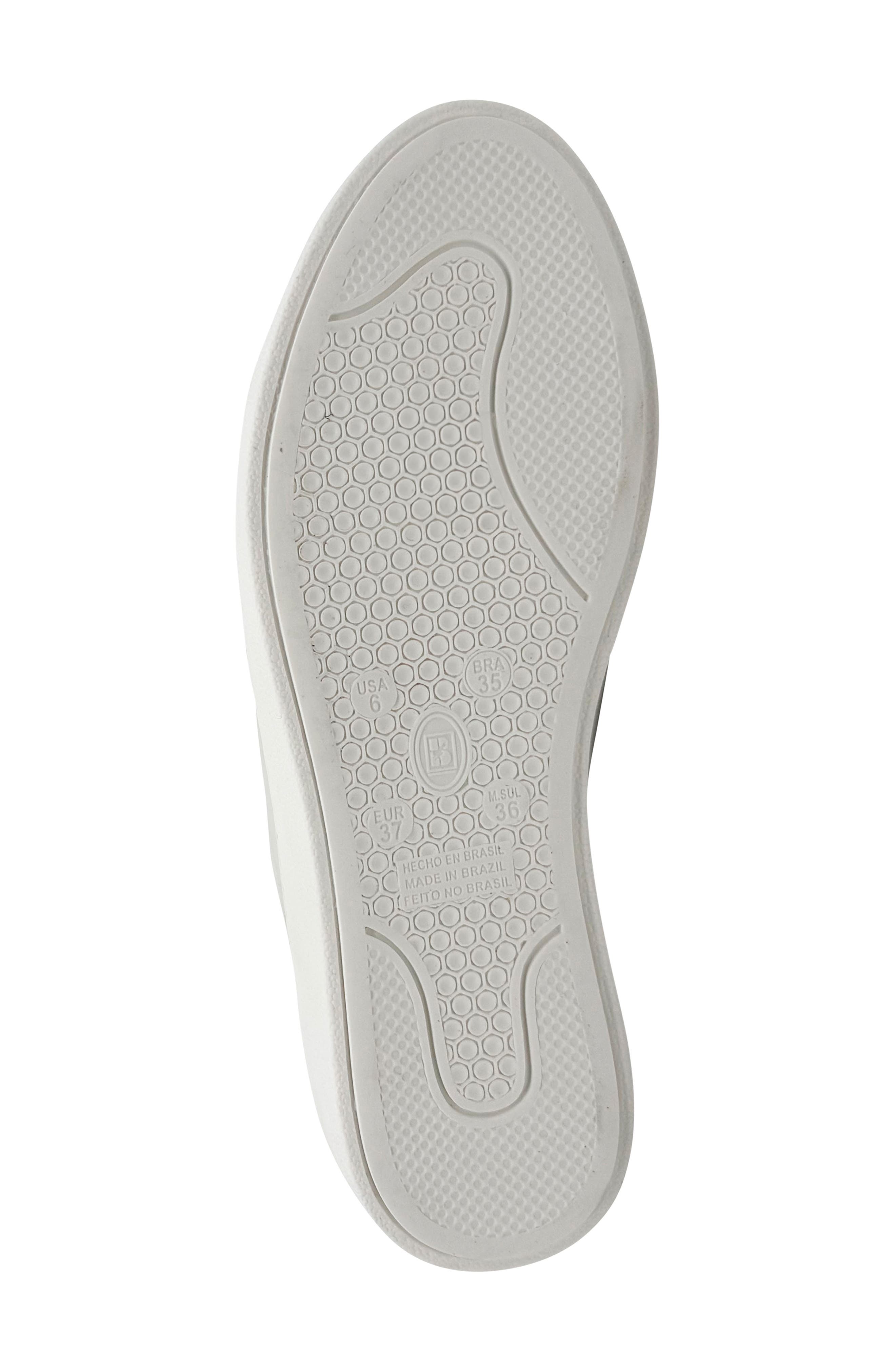 CHELSEA CREW Uganda Sneaker, Alternate, color, White/ Silver Leather