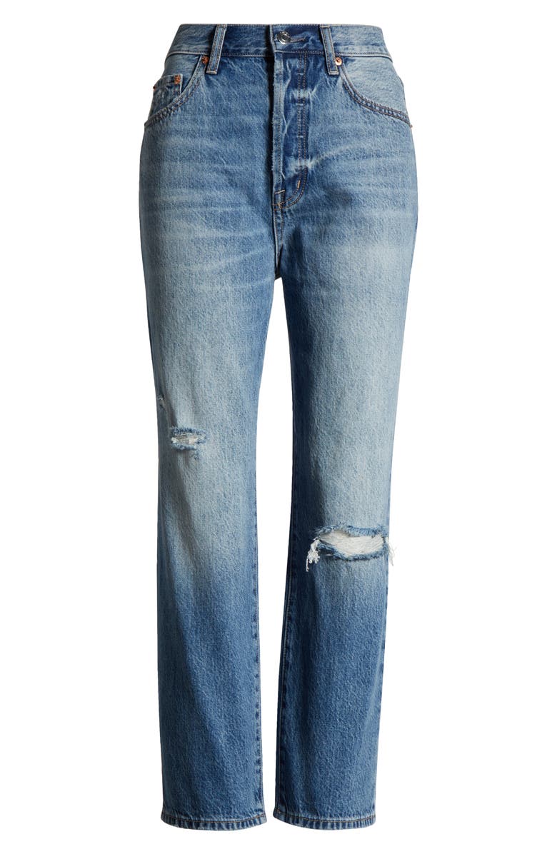 Pistola Cassie High Waist Crop Jeans, Alternate, color, Honor Distressed