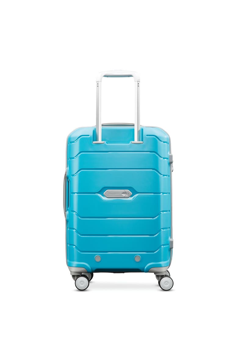 Freeform Hardside Expandable 21" Carry On Spinner Luggage, Alternate, color, Ocean Blue