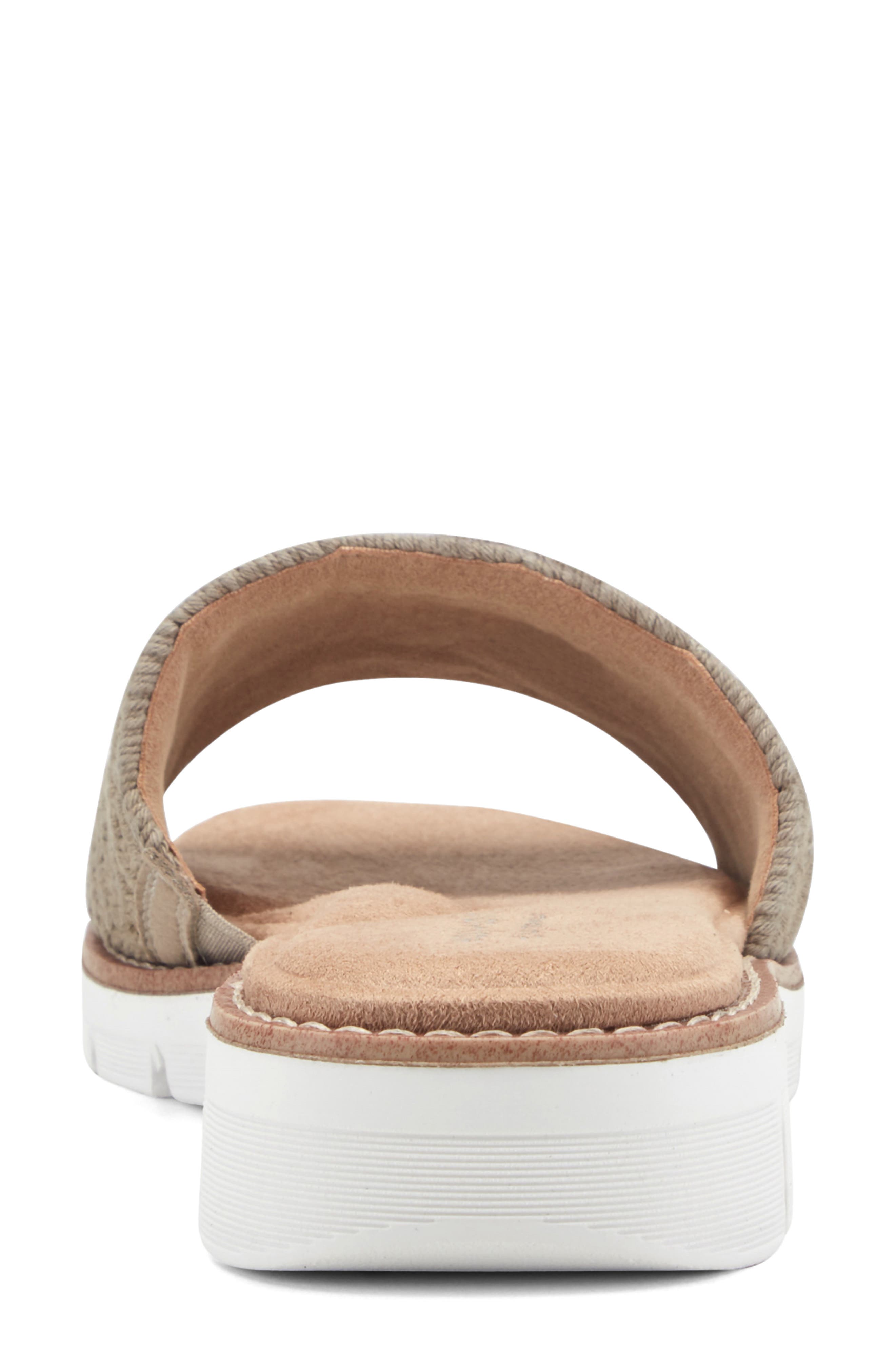Easy Spirit Jadyn Platform Wedge Slide Sandal, Alternate, color, Taupe