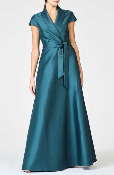 SACHIN BABI Etienne A-Line Stretch Mikado Gown