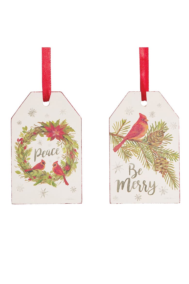 Cardinal Season Tags A/3, Alternate, color, White