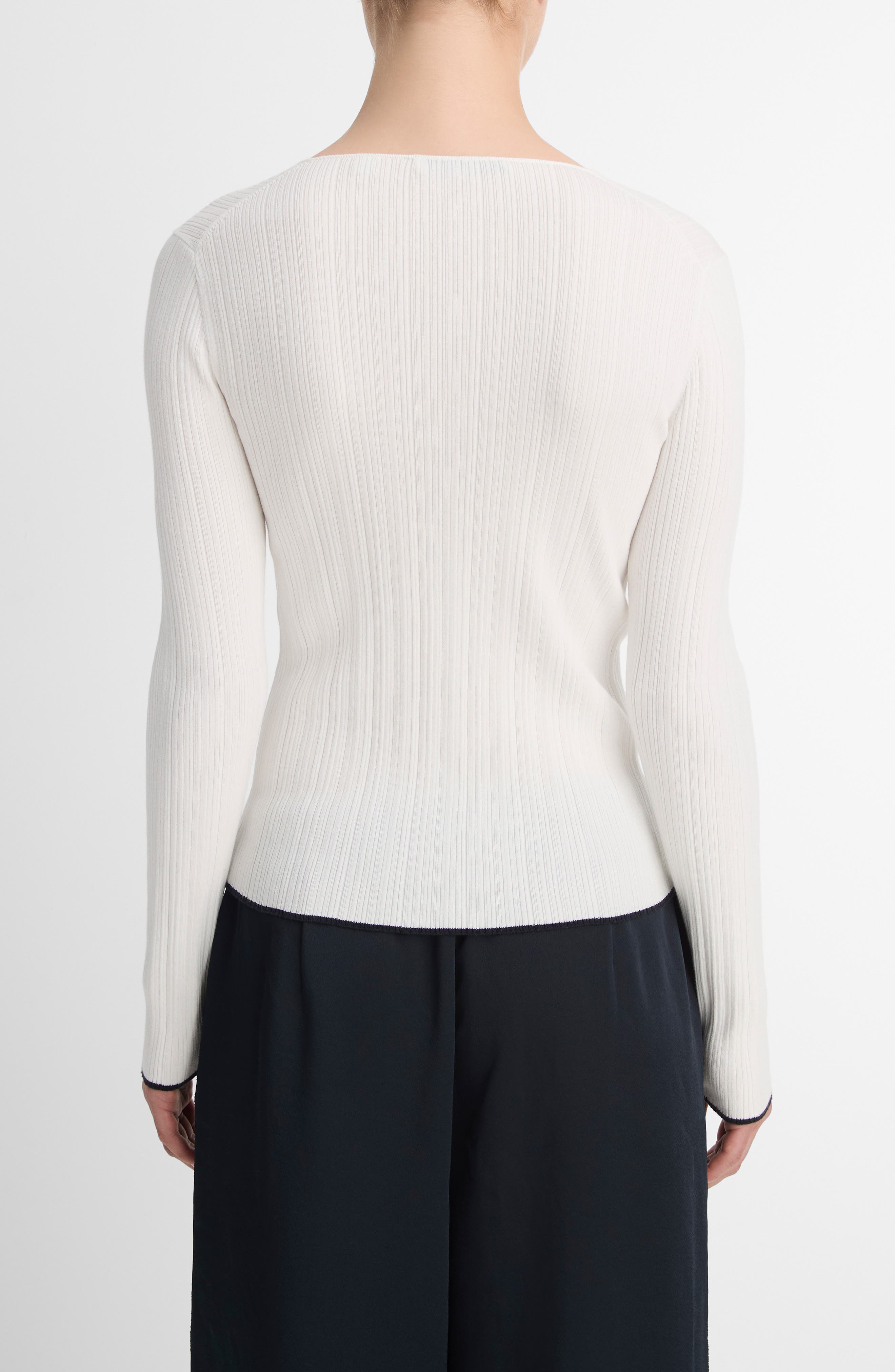 Tipped Edge Rib Henley - image 2