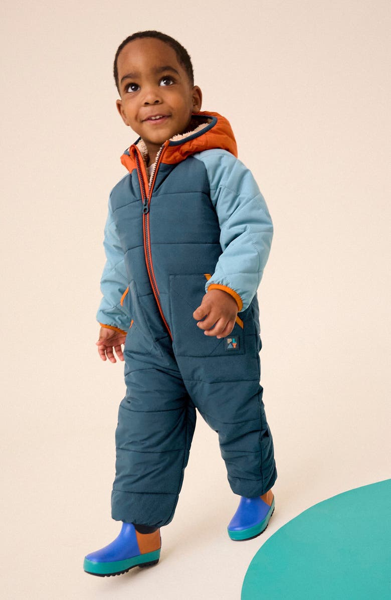 NEXT Kids' Colorblock Snowsuit, Alternate, color, 