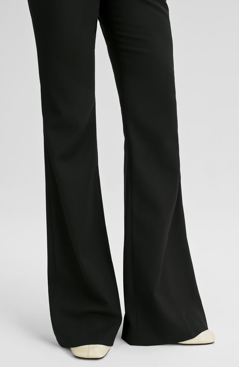 A.L.C. Sophie II Flare Wool Blend Pants, Alternate, color, Black