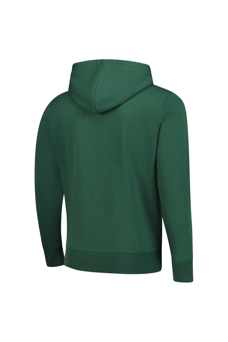 Men's Starter Green Green Bay Packers Distressed Classic Full-Zip Hoodie, Alternate, color, Green