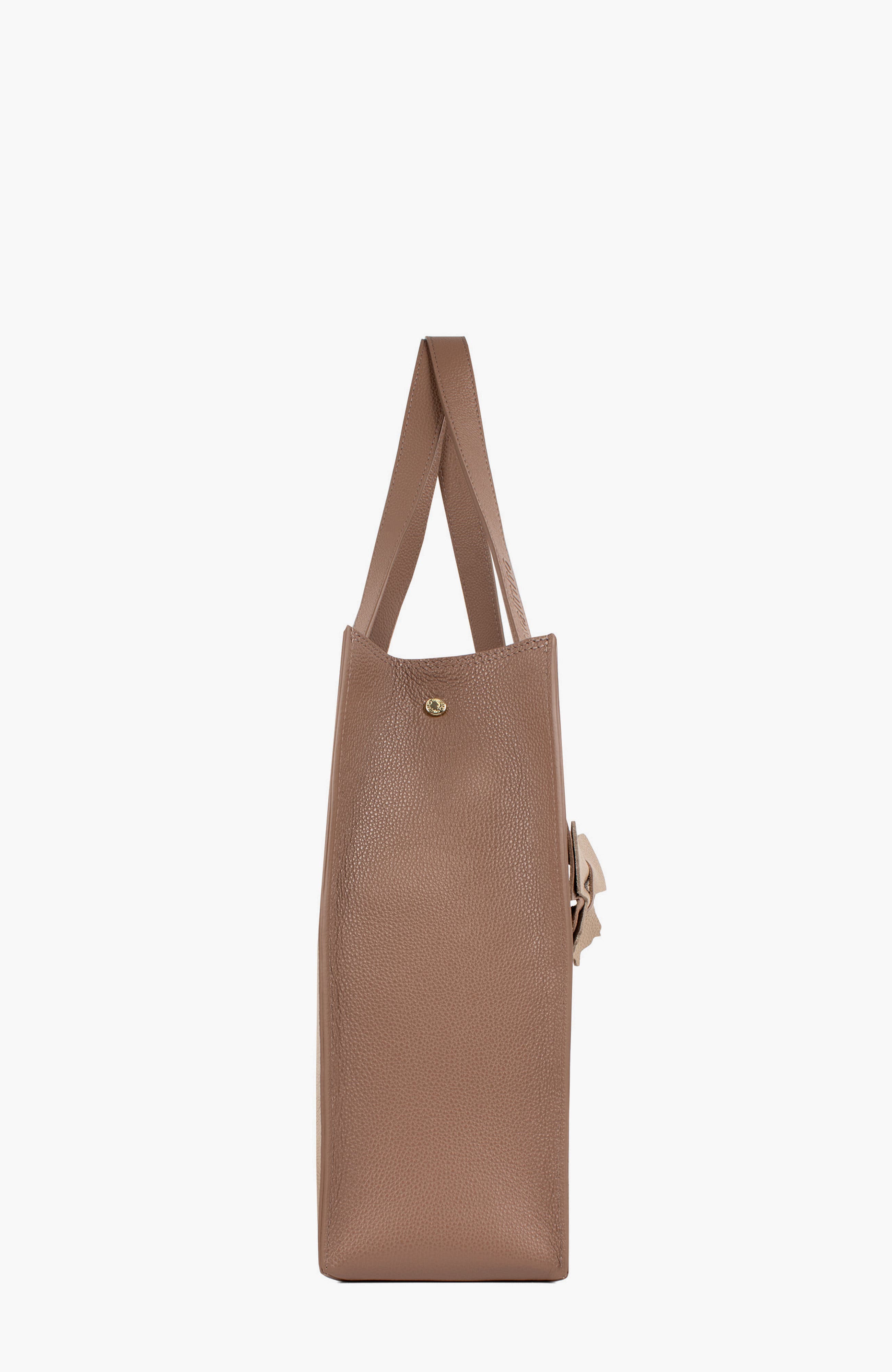 Signature CV by Cavalinho Leather Tote Bag 645, Alternate, color, Sand / Beige
