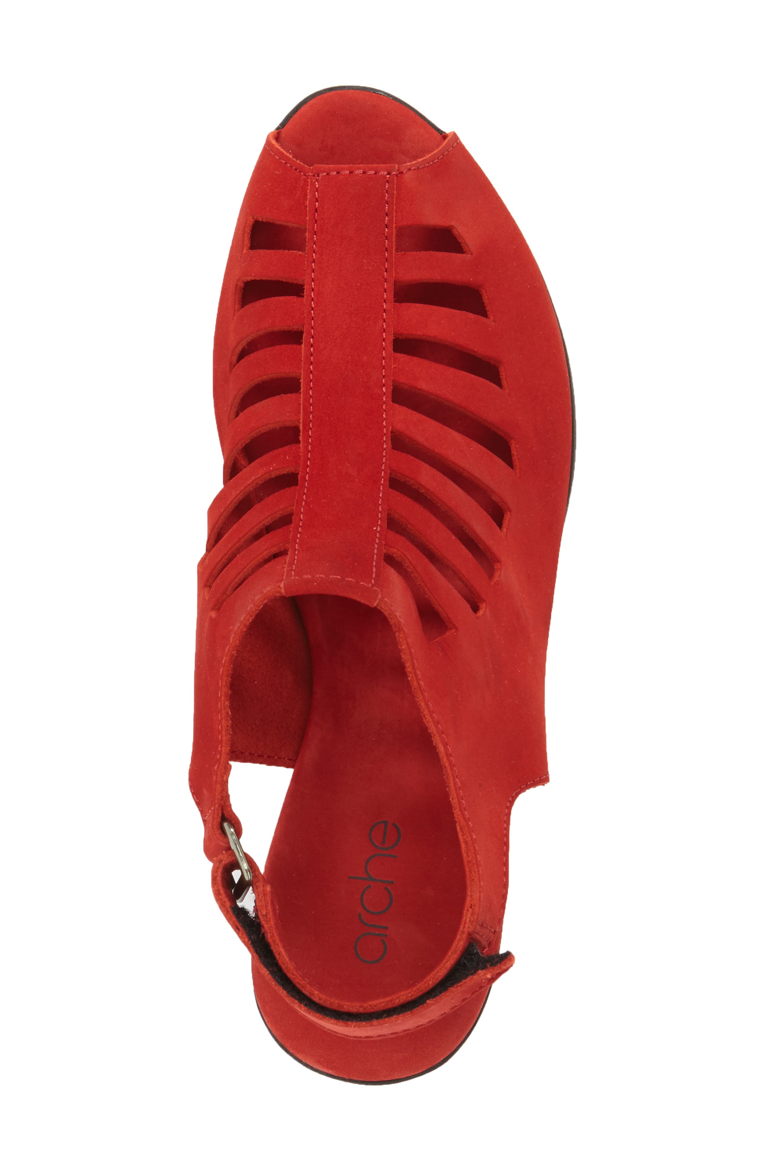 'Exor' Sandal, Alternate, color, FEU NUBUCK LEATHER